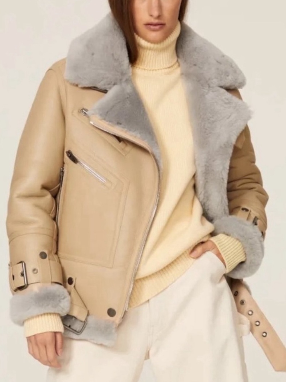 The Arrivals Moya Leather Jacket